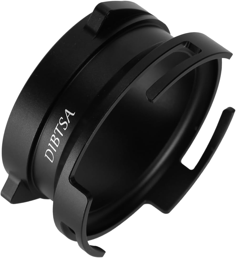 Espresso Dosing Funnel Compatible with Barsetto, Calphalon Temp IQ 58mm Portafilter, Aluminum Alloy, Black