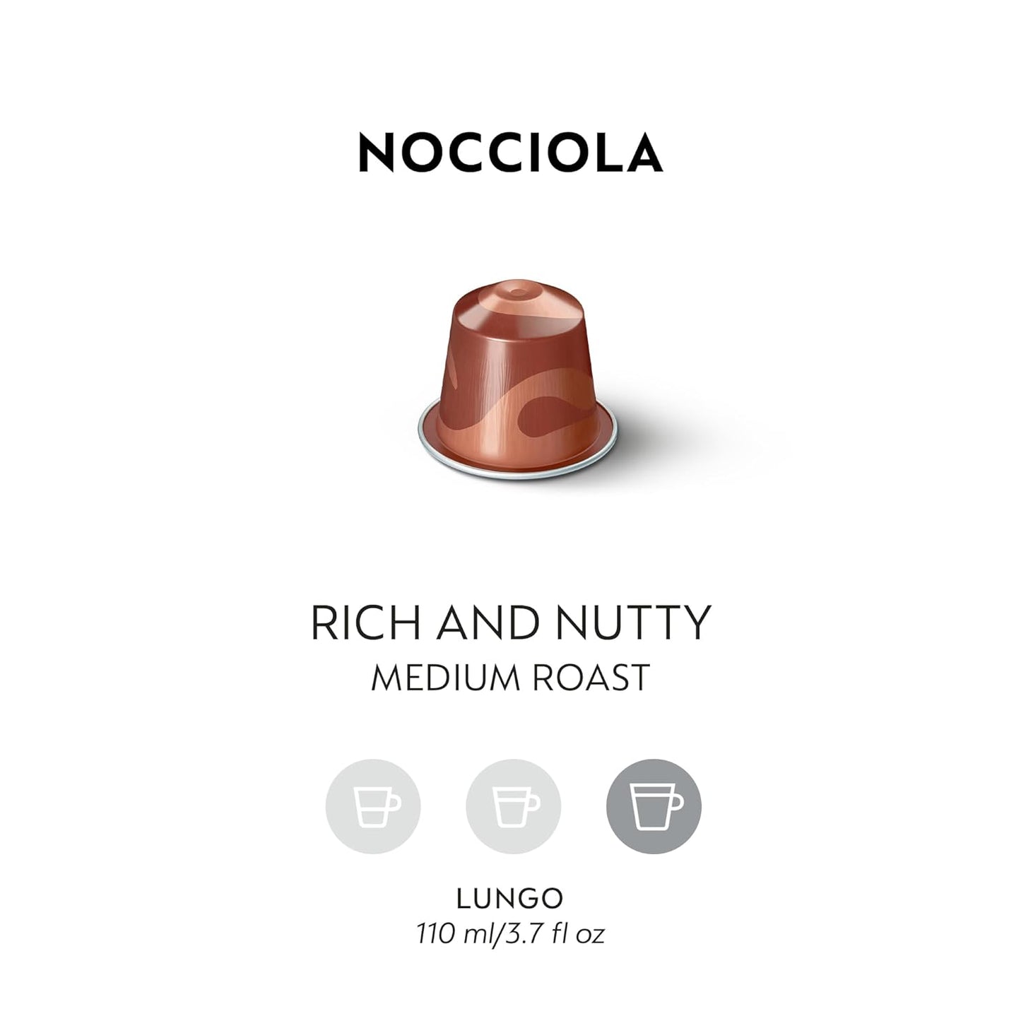 Nespresso Capsules Original Line, Flavored Nocciola Medium Roast, 50 Count Coffee pods