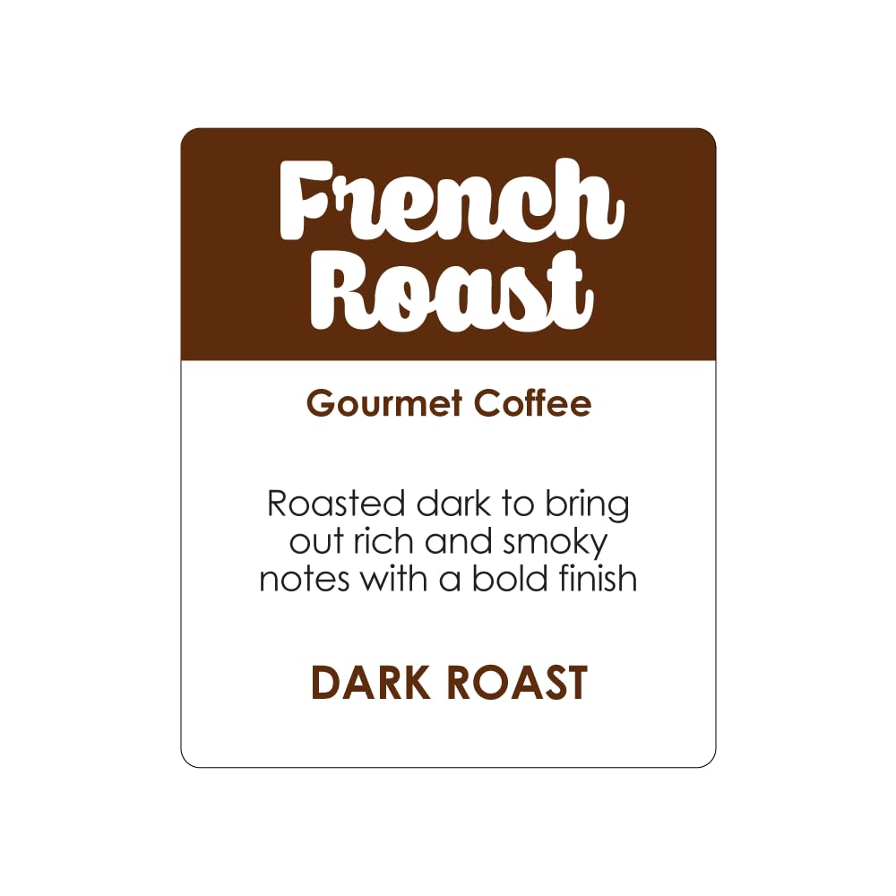 Donut Café – Gourmet Single Serve Coffee Pods for Keurig K-Cup Brewers, Dark Roast, 100% Arabica, Non-GMO & Gluten Free, French Roast Blend, 36 Count