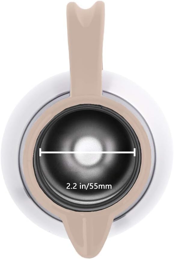 GiNT Stainless Steel Thermal Coffee Carafe, Double Walled Vacuum Thermal Carafe, Water and Beverage Dispenser,12 Hour Heat Retention，65 OZ /1.9 Liter White