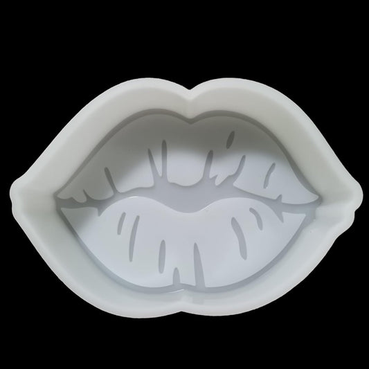 Pretty Lip Shape Car Freshie Molds, Lip Silicone Pendant Epoxy Resin Molds - for Aroma Beads - Candle Soap Clay Mold - DIY Handmade Freshies Mould Oven Safe【Large Size】