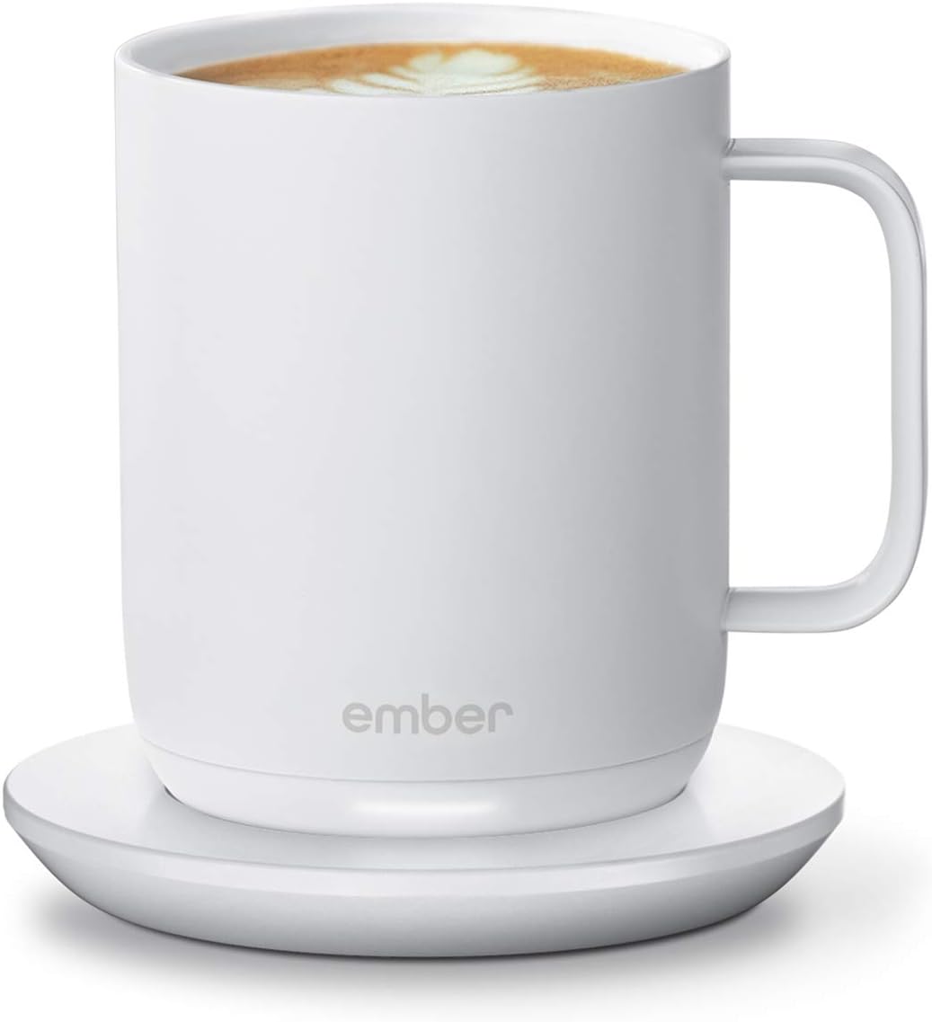 Ember Charging Coaster 2, Wireless Charging for Use with Ember Temperature Control Smart Mug, White