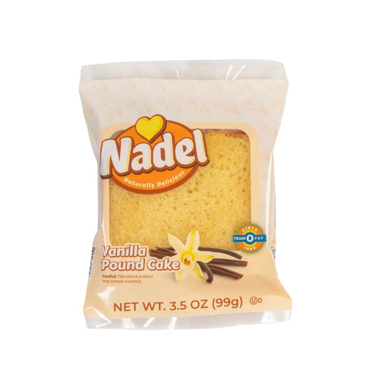 Nadel - NATURALLY DELICIOUS POUND CAKE SLICES (12 Pack) Sweet Breads & Cakes, Back to School lunch snack, breakfast bar