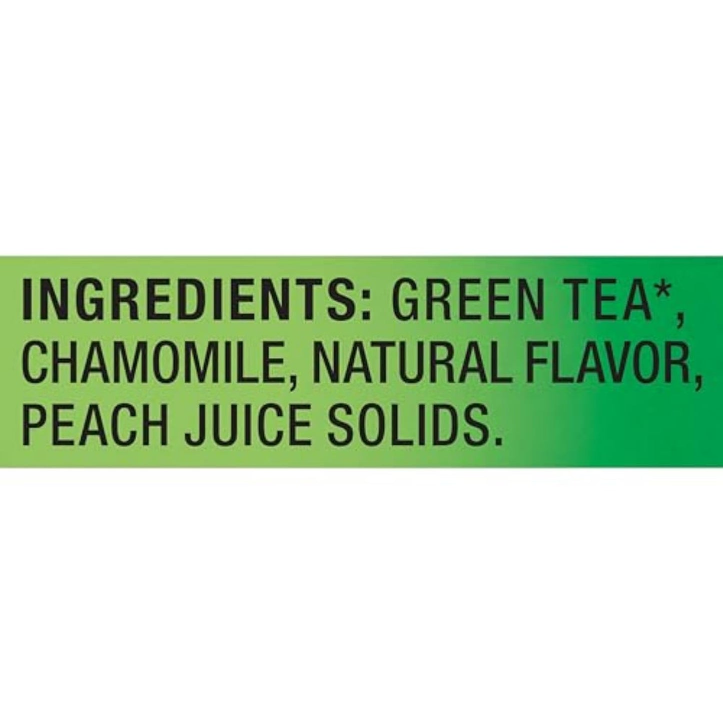 Lipton Peach Green Tea Bags, Flavored, Unsweetened Teabags for Hot Tea or Peach Iced Tea with Caffeine and Flavonoids, 120 Total Tea Bags (20ct - Pack of 6)
