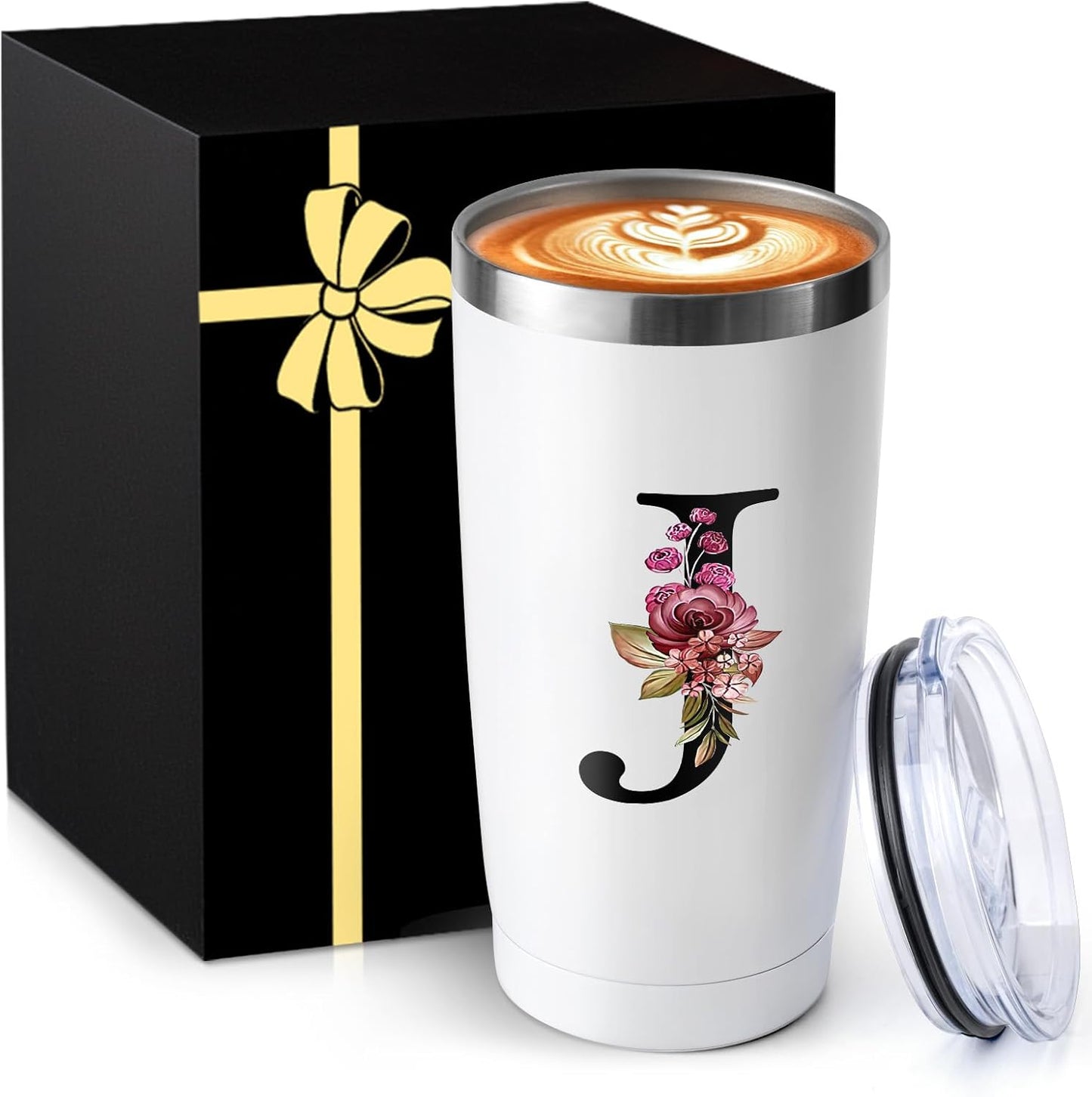 20 Oz Insulated Coffee Cup with Lid Car Tumbler Travel Mug Women Her Sister Mom Girlfriend Aunt Best Friend Friendship Grandma Bestie Wife Daughter Law Lady Happy Birthday Cool Unique Cute Gifts