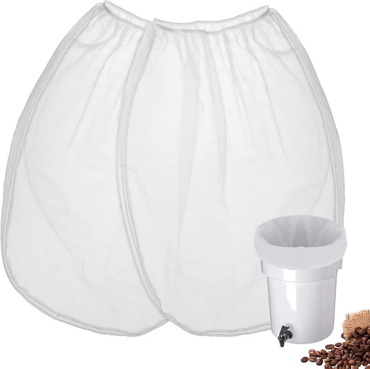 PalpitateC Replacement Toddy Filter Bag Compatible with Toddy Cold Brew System for 5 Gallon Cold Coffee Brew Filter Replacement Strainer Bag - Reusable (2 Pack)