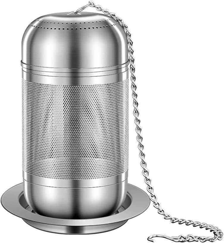 316 Stainless Steel Tea Infuser for Loose Tea & Spice Infuser for Cooking, Extra Fine Mesh Tea Strainers, Steeper for Brew Tea, Spices & Seasonings (1 Pack - Small)