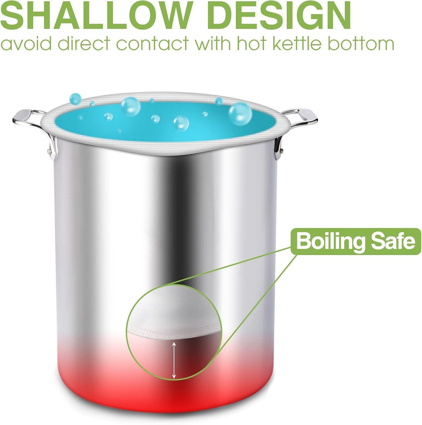 Chumia 20 Pack Brew Bags Reusable Extra Large 26 x 22'' Fine Mesh Strainer Cold Brew Filters Drawstring Cheese Cloth Straining Bags Wine Making Supplies for Fruit Cider Beer