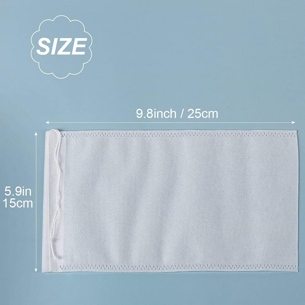 YQL Cold Brew Coffee Filter,50PCS 6X10 Inch No Mess Cold Brew Coffee Bags Disposable Mesh Brewing Bags Tea Filter Bag for Cold Brew Coffee or Tea(4x6/8x12inch Available)