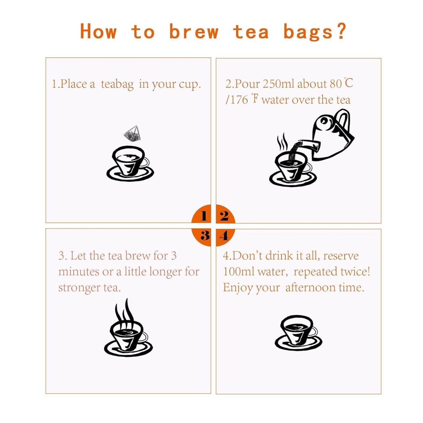 XIEJINJI Premium Puerh Tea - Eco-Conscious Black Tea Bags - Resealable Bag - Fully Fermented Tea Buds with Aged Aroma - Rich & Smooth - 40 * 3.2g