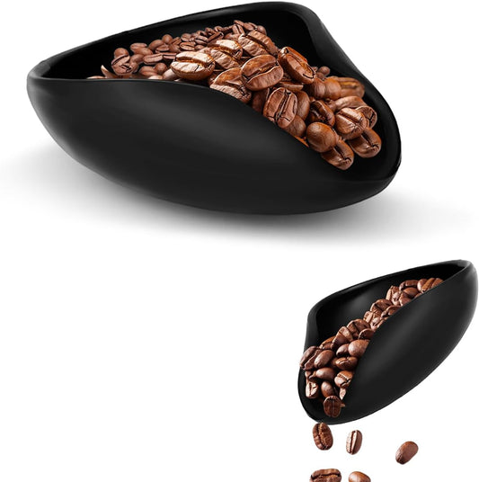 Coffee Dosing Tray, Food Grade Silicone Coffee Bean Dosing Cup for Barista Tool for Home, kitchen - Black
