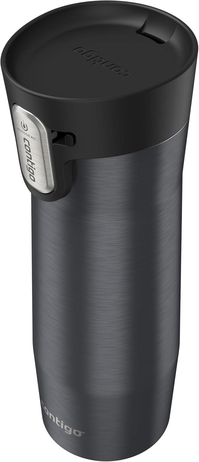 Contigo AUTOSEAL West Loop Vacuum-Insulated Stainless Steel Travel Mug with Easy-Clean Lid 20 oz Sake