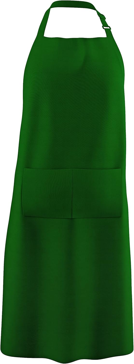 lepni.me Chefs Aprons | Cooking Baking Grilling for Home Restaurant | Premium Kitchen Aprons with Double Pocket for Men Women