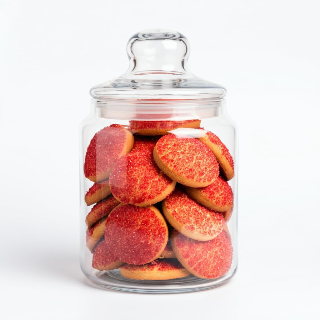 Bakerpan Red Sanding Sugar for Baking & Cookie Decorating - 5 Ounce Edible Red Sugar Sprinkles for Cookies, Cakes, Cocktails (Made In USA)