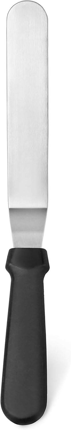 New Star Foodservice 38170 Angled Icing Spatula, 8-Inch Blade, 13-Inch Overall, Silver