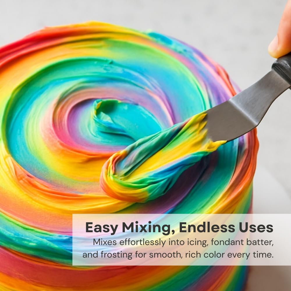 Chefmaster Sienna Liqua-Gel® Food Coloring | Vibrant Color | Professional-Grade Dye for Icing, Frosting, Fondant | Baking & Decorating | Fade-Resistant | Easy-to-Use | Made in USA | 2.3 oz