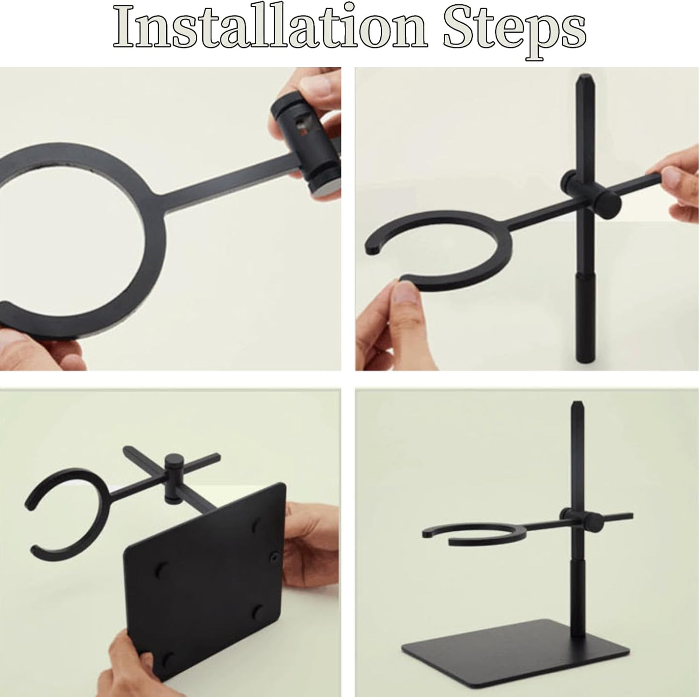 AUNMAS Adjustable Aluminum Alloy Pour Over Coffee Stand Dripper Station, Easy To Operate, Portable for Home and Office Use