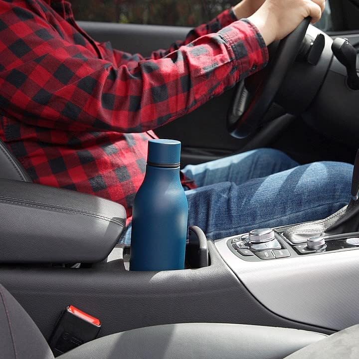 BJPKPK Insulated Water Bottles, 18 oz Stainless Steel Metal Water Bottle with Strap, BPA Free Leak Proof Thermos, Mugs, Flasks, Reusable Water Bottle for Sports & Travel, Purple