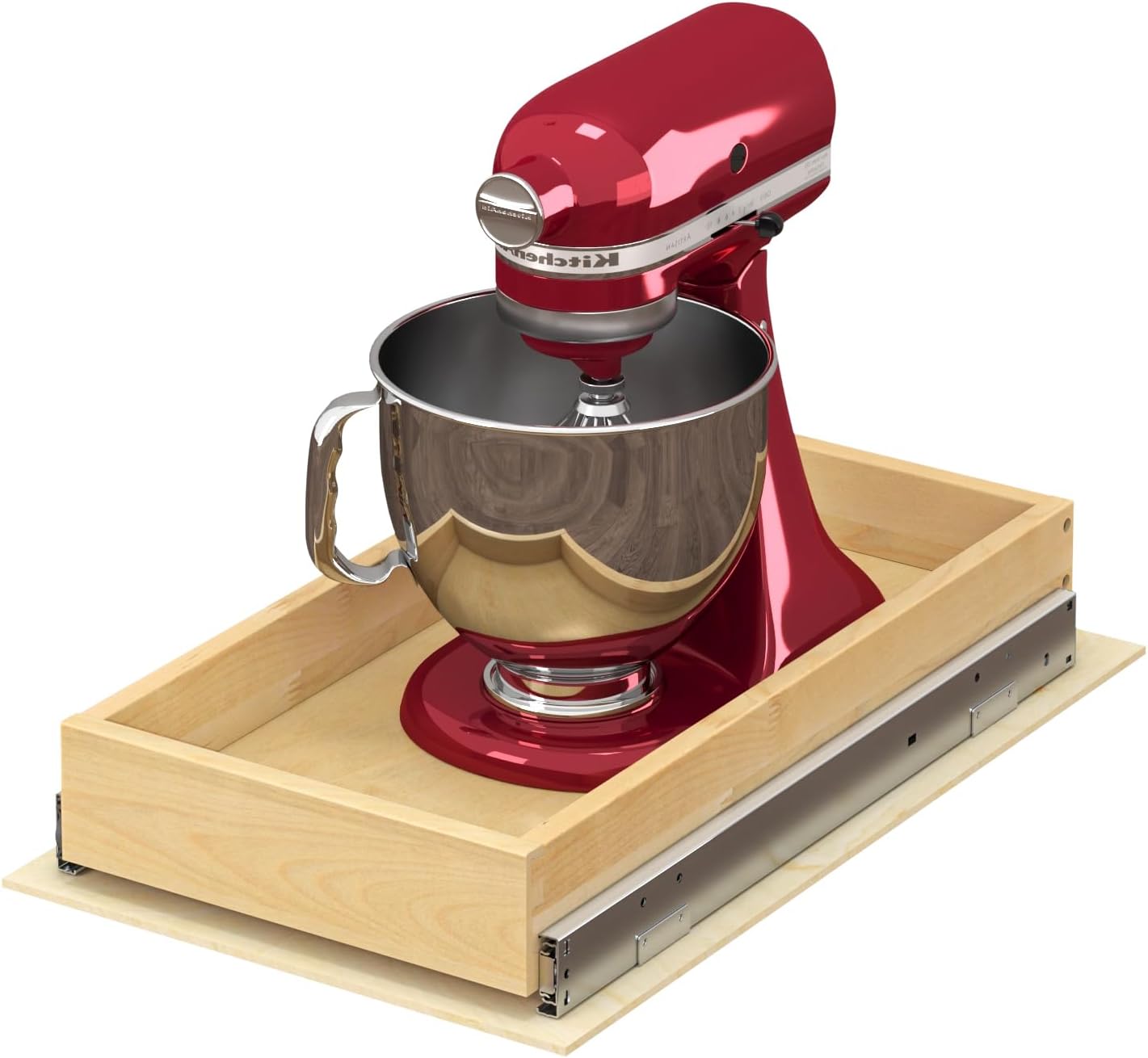 ALINE FURNITURE Pull Out Drawers for Cabinets Birch Wood, 12" W X 21" D Soft Close Slide Out Shelves for Kitchen Cabinets, Pullout Drawer for Pantry Cabinet Organizer