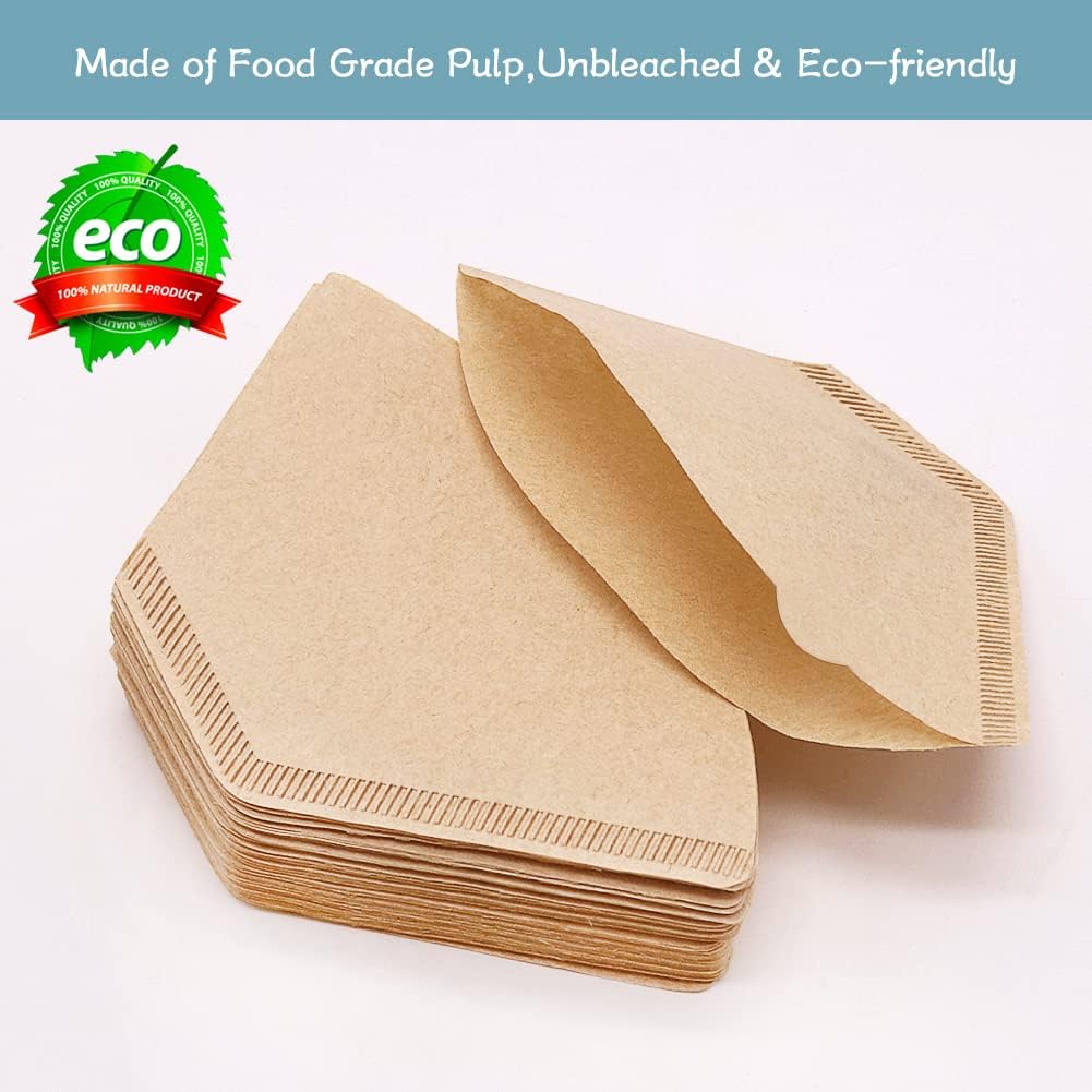 YQL #4 Cone Coffee Filters for Ninja Coffee Maker, 200 Count Coffee Filters 4 Disposable Coffee Filters Fit for for Ninja DualBrew Pro Ninja Coffee Bar Brewer