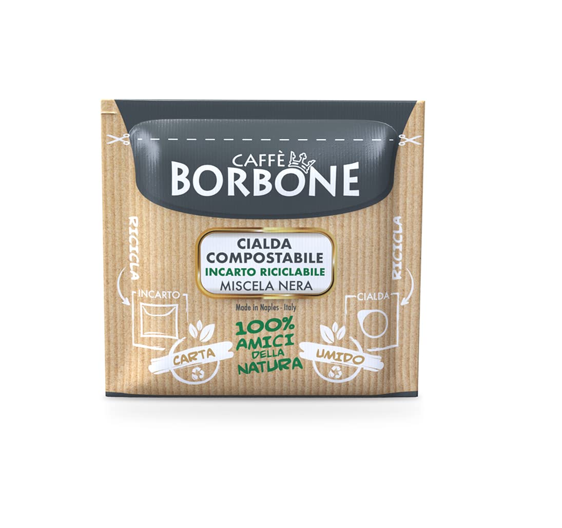 Caffe Borbone ESE Coffee Pods - Miscela Nera (Black) - 150 Count