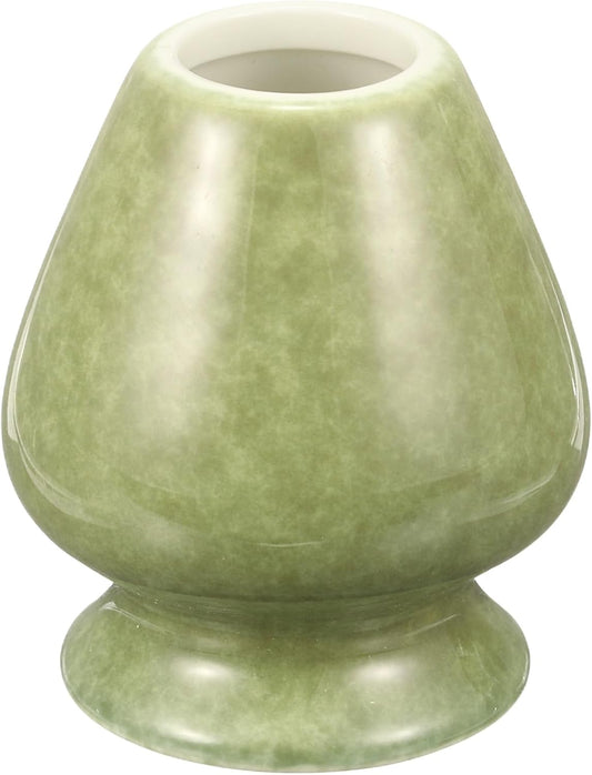HARFINGTON Ceramic Chasen Stand 70mm Matcha Whisk Holder Teas Set Whisks Stand Traditional Matcha Tea Chasen Holder Tea Set Accessories for Tea Tasting, Matcha Green