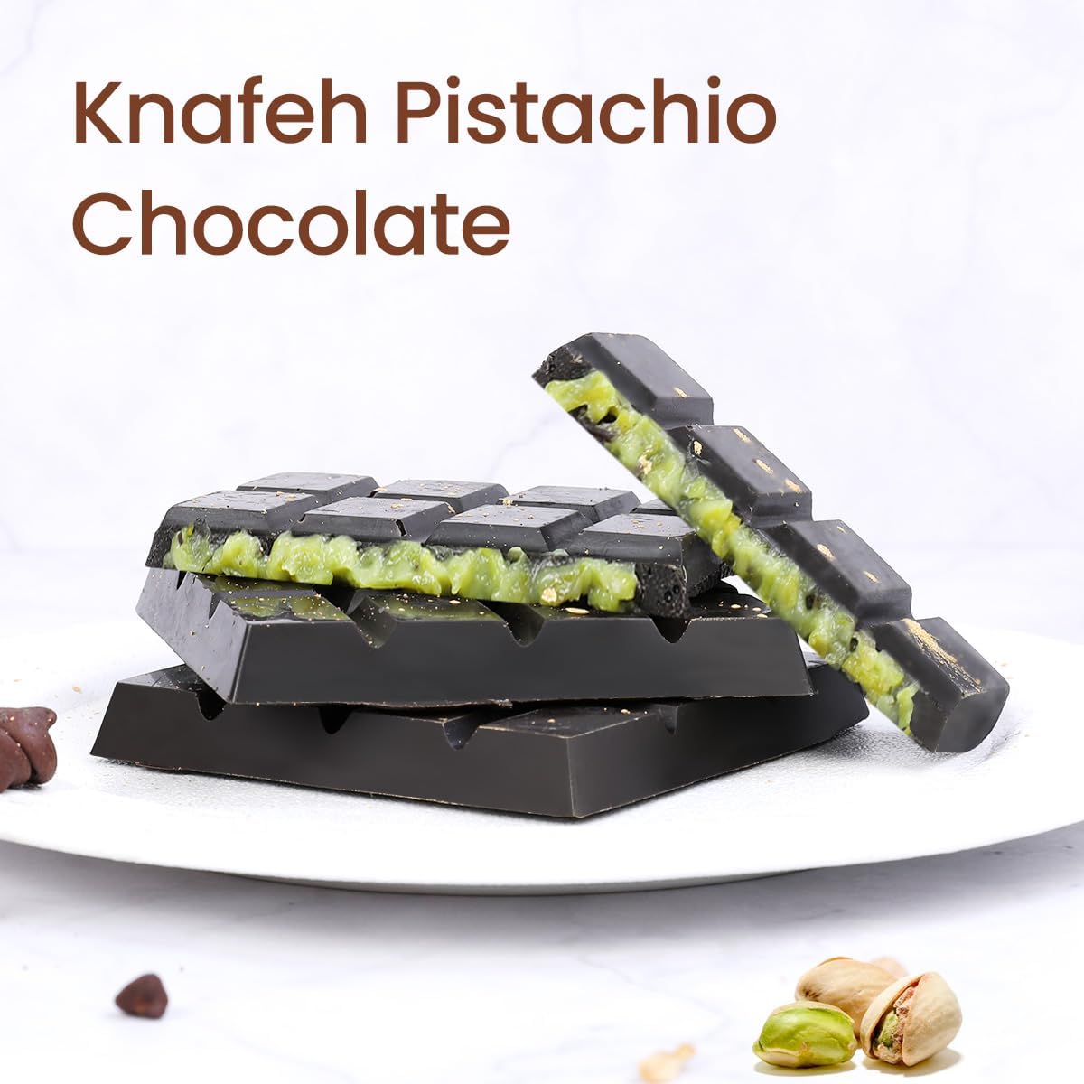 Chocolate Bar Molds Deep Silicone Break-Apart Chocolate Nonstick Protein and Energy Bar Mold Square Thick Candy Mold Wax Melt 2 Pack