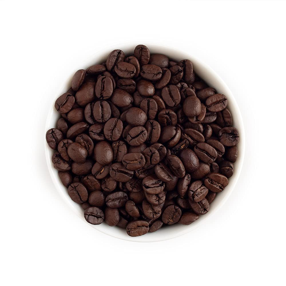 Fresh Roasted Coffee, Dark Brazil, 2 lb (32 oz), Med-Dark Roast, Whole Bean, Kosher