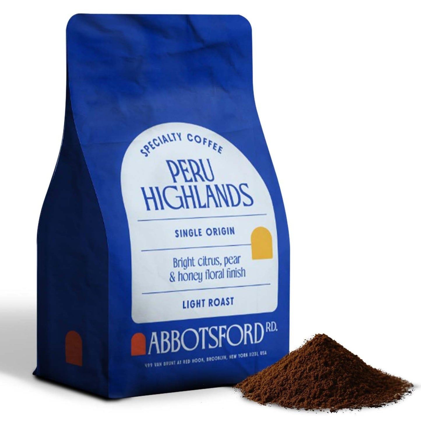 Peru Highlands Ground Coffee, Single Origin Ground Coffee Light Roast with Bright Citrus, Pear, and Honey Floral Finish, Specialty Coffee12 oz Bag, Perfect Andes Coffee Gift