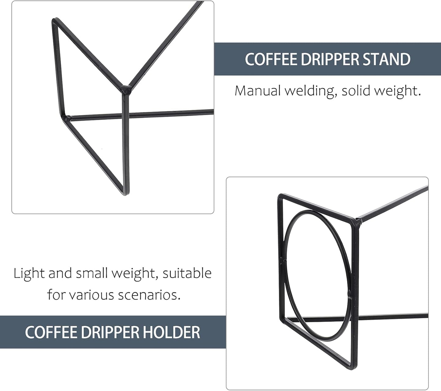 Pour Over Dripper Stand Manual Coffee Filter Maker Pour Over Coffee Holder Filter Cup Holder Tea Strainer Stand for Coffee Beer Drink Maker