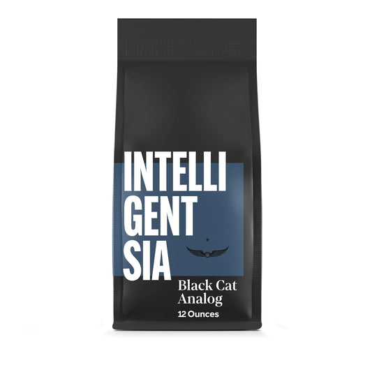 Intelligentsia Coffee, Medium Roast Whole Bean Coffee - Black Cat Analog Espresso 12 Ounce Bag