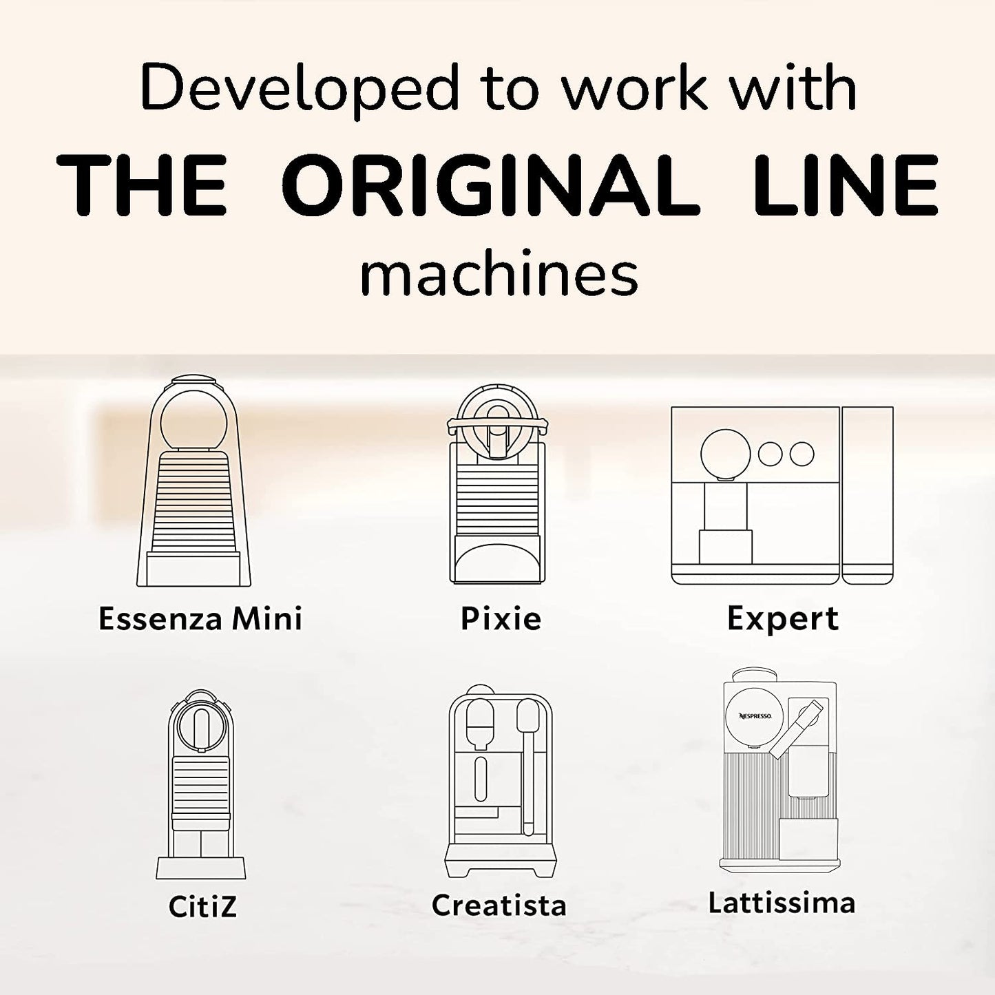 Lungo Variety Pack for Nespresso | 100 Test Winning Aluminum Capsules | 2 Smooth Italian Flavors ‘San Marino’ and ‘Colombia’ | 100% Nespresso Compatible Pods