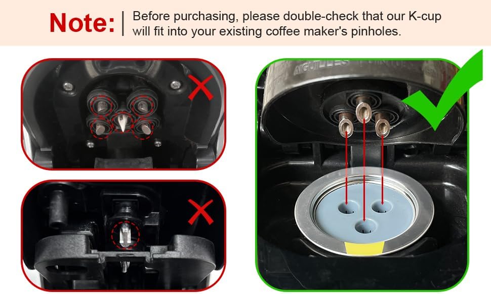 Stainless Steel Reusable K Cups Compatible with Ninja Coffee Maker, K Cup Reusable Coffee Pods,Permanent Reusable Coffee Filters for Ninja CFP201 CFP 300 CFP305 CFP301 CFP307 CFP400 (1Pack)