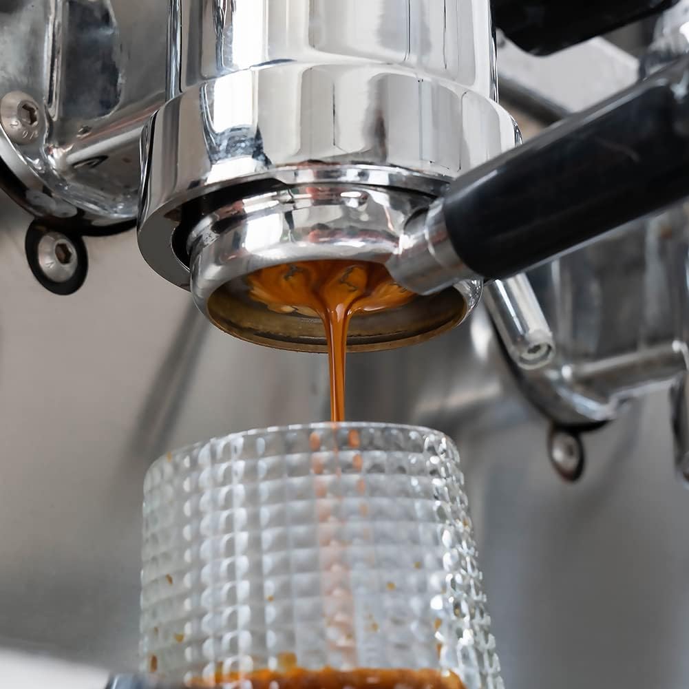 watchget 58.35mm Espresso Puck Screen, Lower Shower Screen 1mm Thickness 150μm Metal Reusable 316 Stainless Steel Fine Coffee Filter Mesh for Espresso Protafilter Basket 58mm