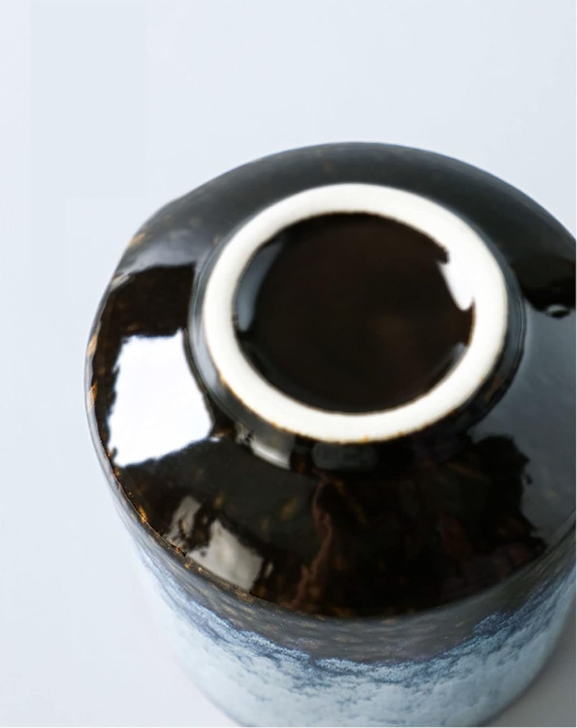 Ceramic Kung Fu Tea Set, 4 Piece Companion Cup Set for Coffee, Yerba Mate, Espresso (Grey)