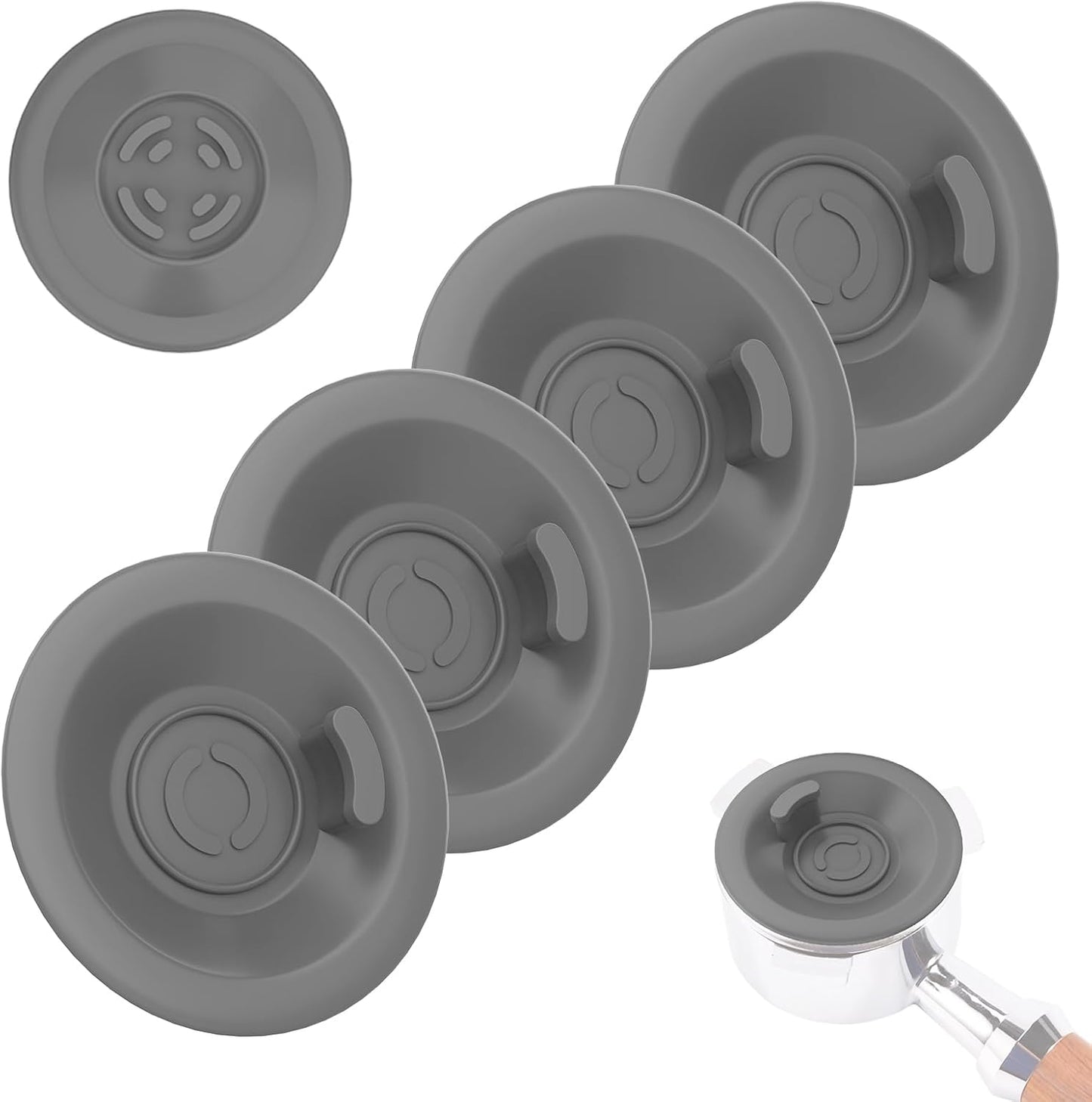 Espresso Backflush Cleaning Disc, 54mm Silicone Backflush Disc for Most Espresso Machines, Compatible with BES870XL BES878BSS BES880 BES840XL BES810BSS, 4 Pack