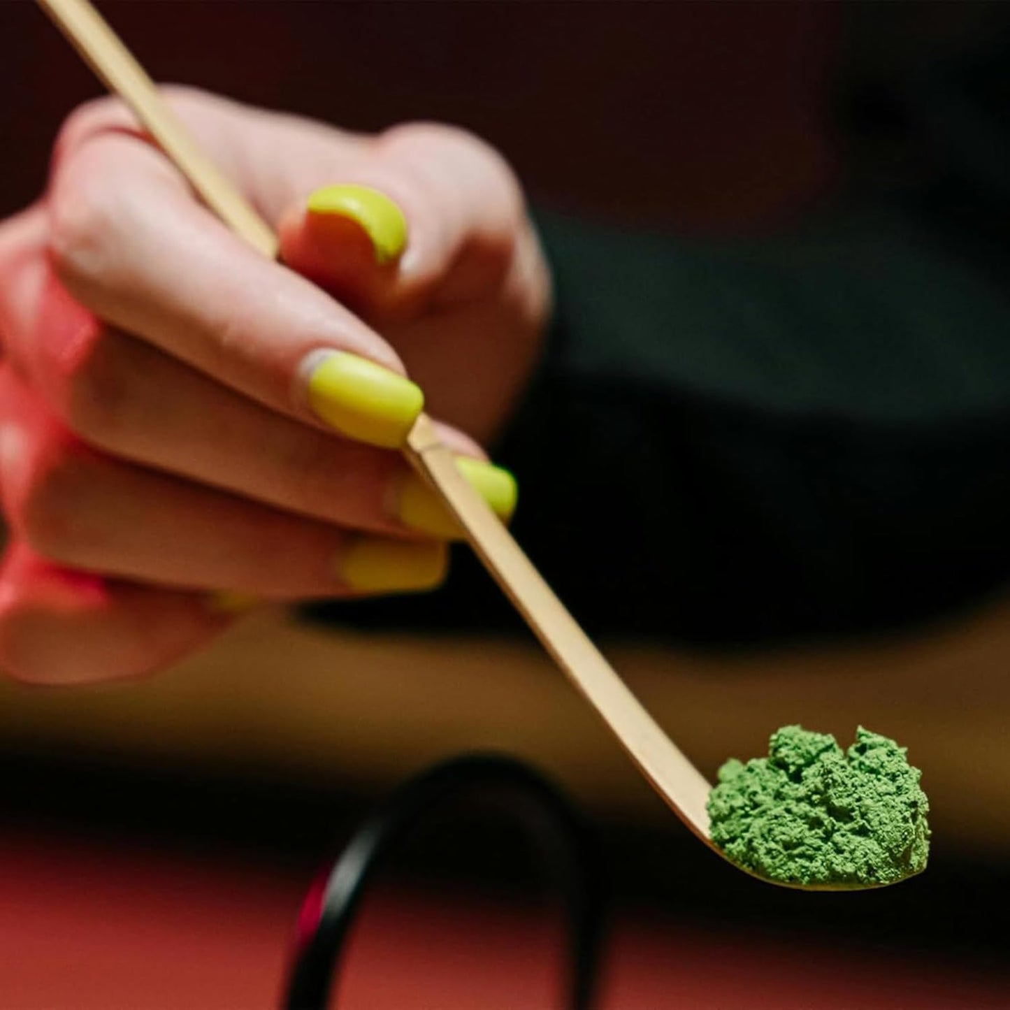 Matcha Whisk Set, Matcha Tea Set Included Matcha Bowl, Bamboo Matcha Whisk, Scoop, Matcha Whisk Holder, Spoon Stand, Matcha Sifter, Japanese Matcha Set for Beginners, Black