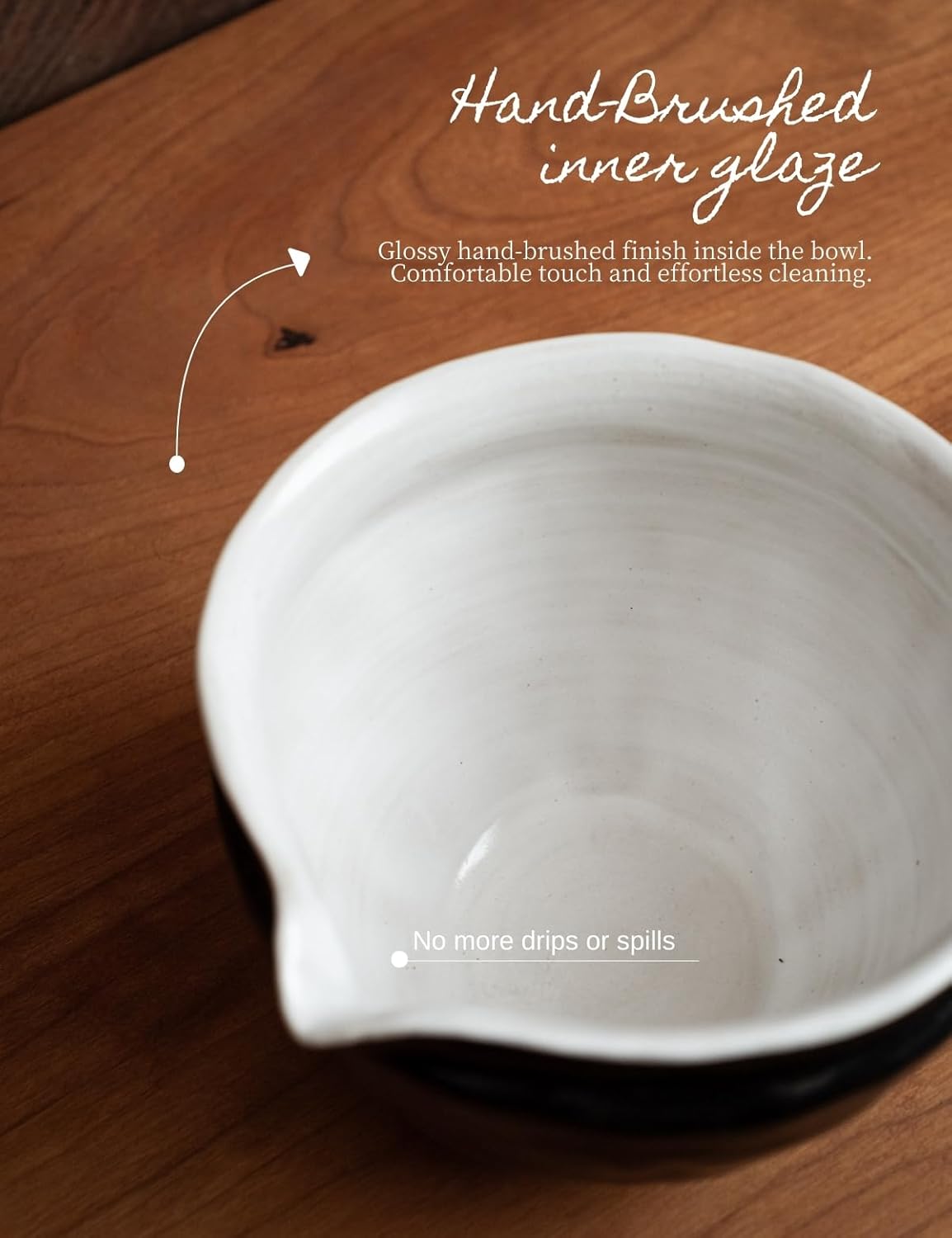 6-pcs Japanese Matcha Whisk Set with Handmade Wabi-Sabi Ceramic Bowl(Chawan),Bamboo Chasen, Whisk Holder, Scoop, Sifter & Tea Towel,Matcha Ceremony Kit,(Ink Cloud)