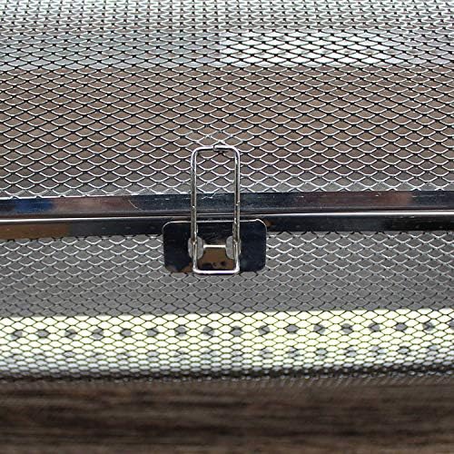 Falytemow Stainless Steel Rotisserie Grill Roaster Drum Oven Basket Oven Roast Baking Rotary for Peanut Dried Nut Coffee Beans BBQ 5.51 x 10.43 inch