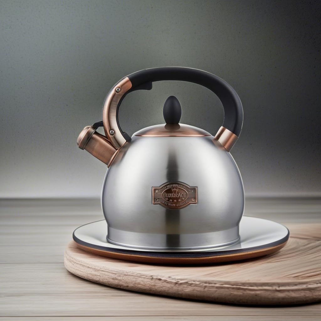 Tea Kettle -2.8 Quart Tea Kettles Stovetop Whistling Teapot Stainless Steel Tea Pots for Stove Top Whistle Tea Pot