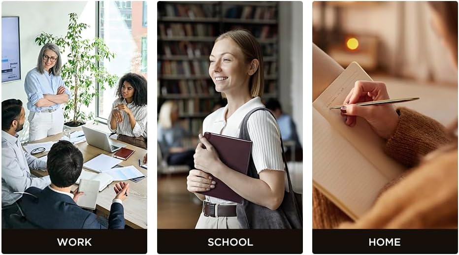 &And Per Se Lined Journal Notebook, 160 Pages, A5 5.7 x 8 inches College Ruled Thick Paper Notebook Journals for Writing, Hardcover Notebooks for Women Men Office School (1 Pack, Light Apricot)