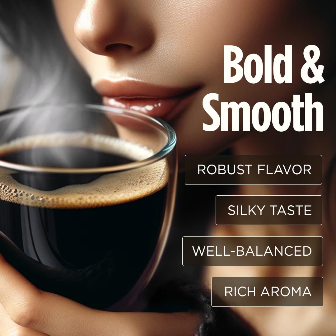 VitaCup Extra Shot Strong Coffee Pods, Bold & Intense Dark Roast w/Espresso Shot, High Caffeine, Vitamin B12, Antioxidants, Recyclable Single Serve Pod Compatible with Keurig K-Cup Brewers, 64ct