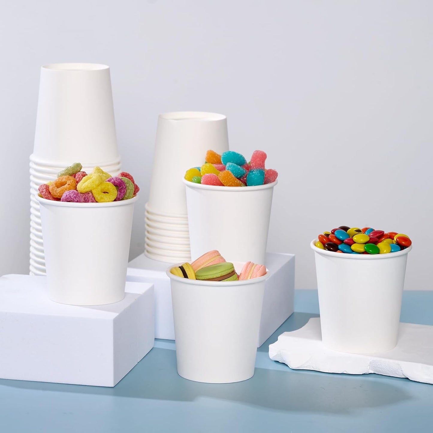 Turbo Bee 1200Pack 4oz Disposable Paper Cups,Disposable Espresso Cups,Coffee Cups, Hot/Cold Beverage Drinking Cups for Party, Travel and Events