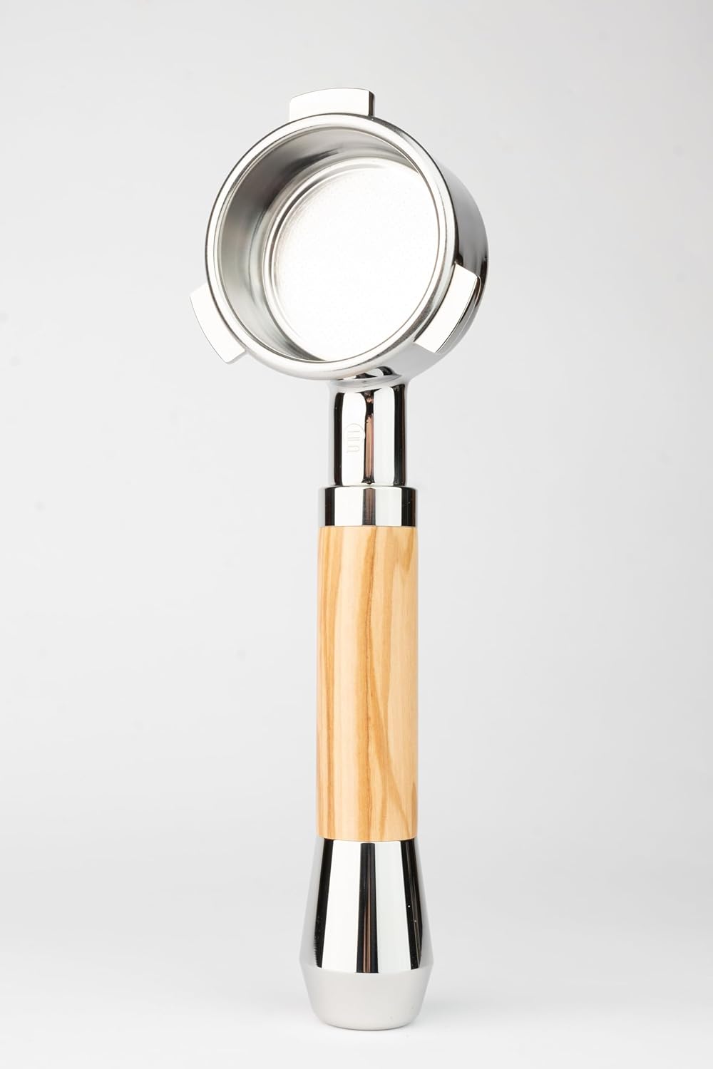 LILQ 54mm Bottomless Naked 3 Ears Portafilter Compatible with Breville Machines Stable Handle (Olive Fusion, 54mm)