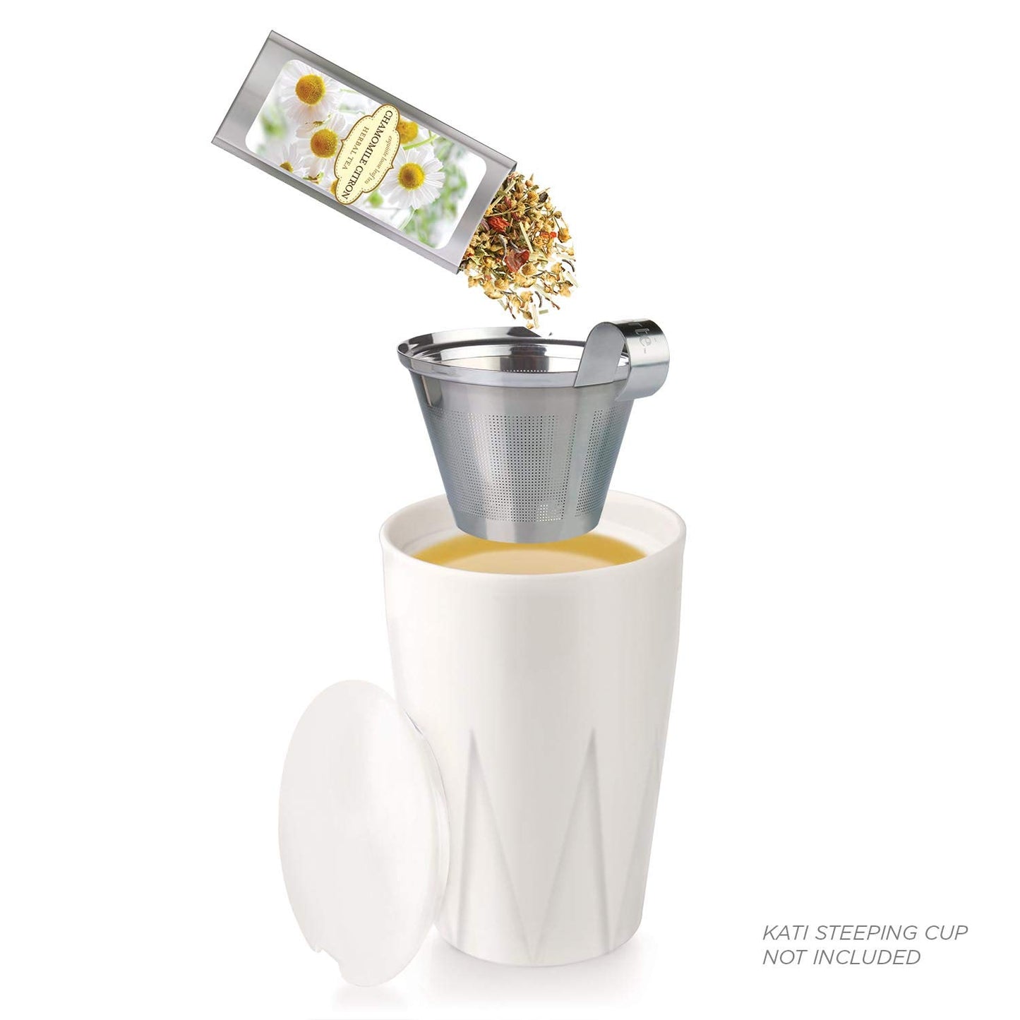 Tea Forte Herbal Tea Assortment Single Steeps Loose Leaf Premium Tea Gift Set Sampler, 28 Count, 2 of Each Assorted Blends Pre-Portioned Single Serve Pouches, Steeps 12 oz