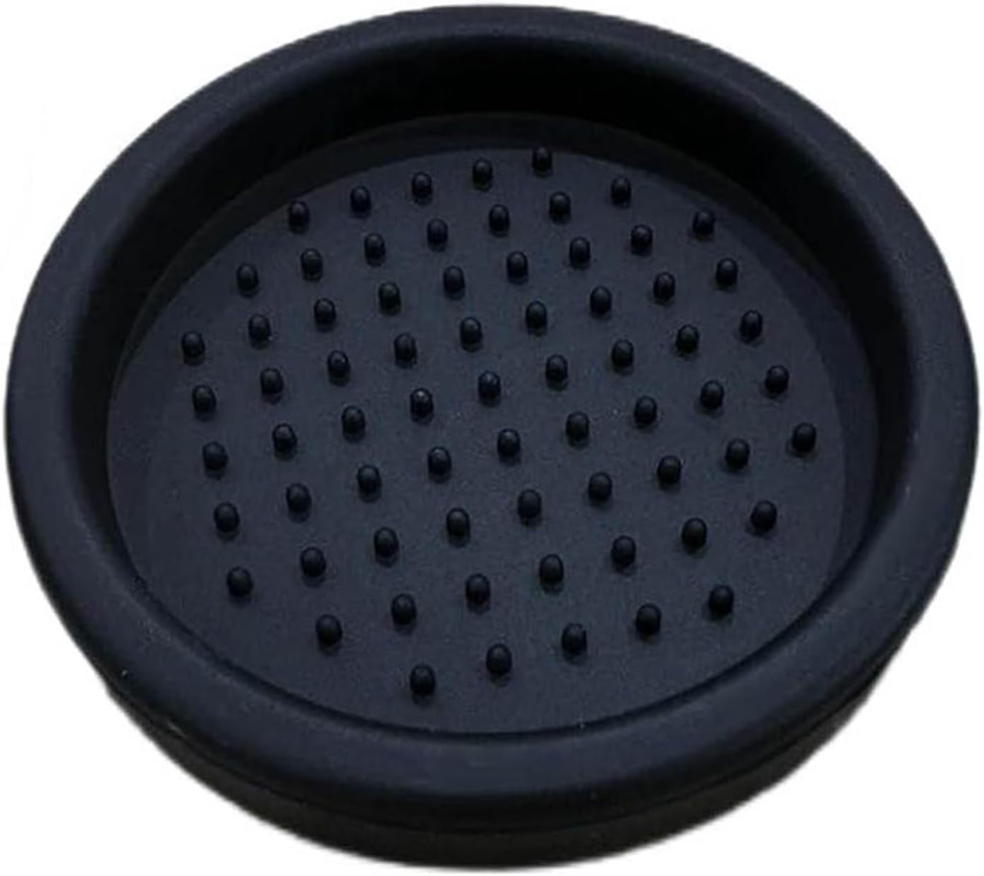 Coffee Knock Box Shock-Absorbent Durable Barista Style Knock Box With Removable Knock Bar and Non-Slip Base Gift 3 Inch Food Grade Silicone Coffee Tamper Mat (Round Coffee Tamper Mat)
