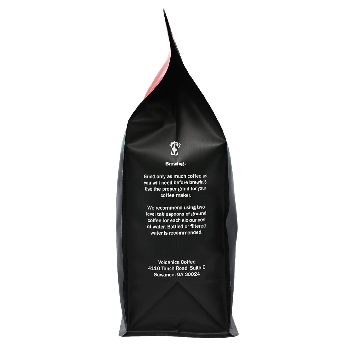 Volcanica Brazil Decaf Coffee, Bracosta Estate, Whole Bean, Swiss Water Processed, Fresh Roasted, Kosher, 16-ounce