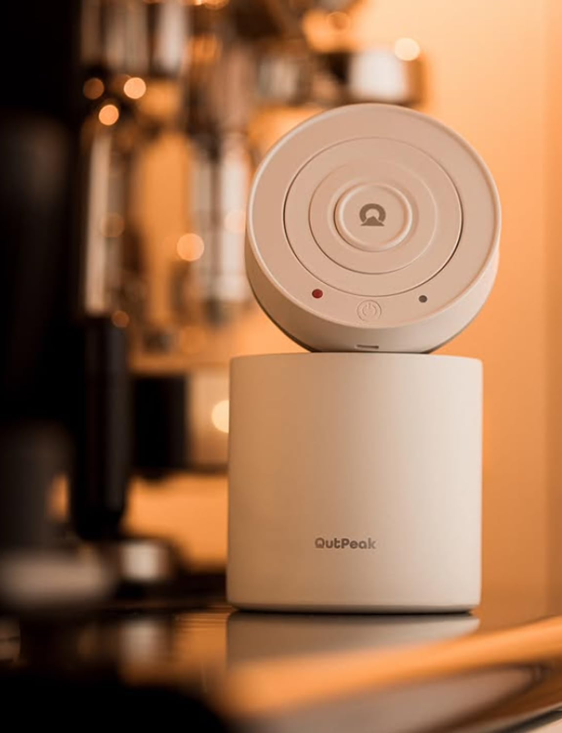 OUTPEAK Neo 2025 Auto Vacuum Coffee Canister, 0.5L for 4.6oz Coffee Beans, One-Button Operation, Small Airtight Coffee Canister with Scoop, Coffee Storage Container Stainless Steel (Champion's Choice)