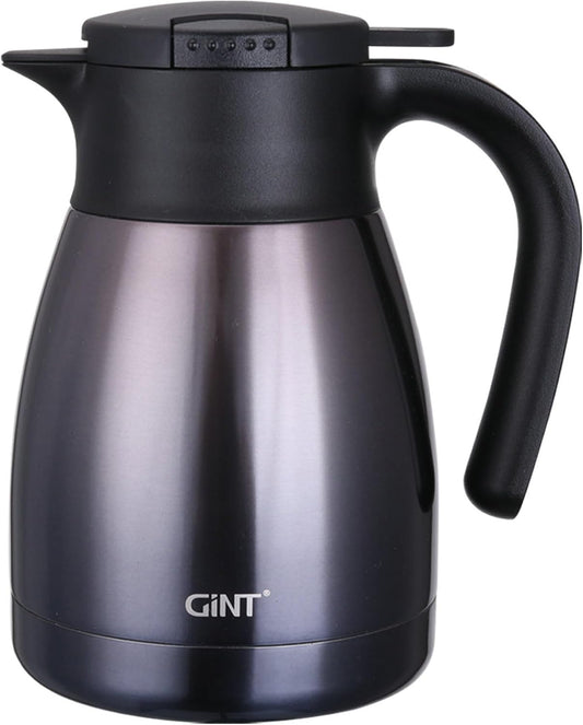 GiNT 1L / 34Oz Thermal Coffee Carafe, Insulated Stainless Steel Coffee Carafes for Keeping Hot/Double Walled Vacuum Thermal Carafe (Purple)