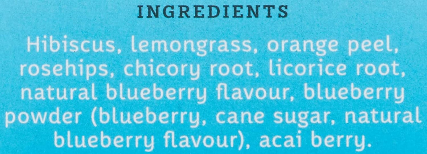 Stash Tea Blueberry Superfruit Herbal Tea - Naturally Caffeine Free, Non-GMO Project Verified Premium Tea with No Artificial Ingredients, 20 Count (Pack of 6) - 120 Bags Total